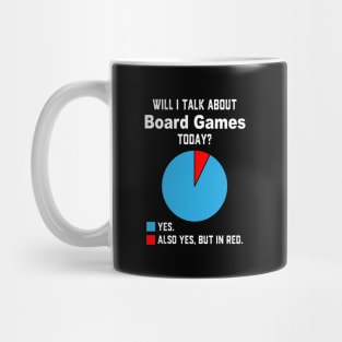 Will I Talk About Board Games Today - Tabletop Board Gaming Mug